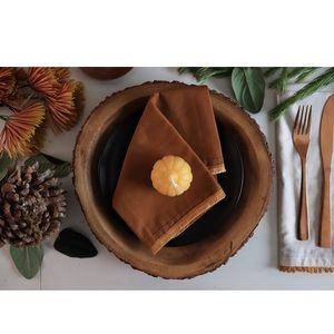 Pure Beeswax Petite Pumpkin Candle